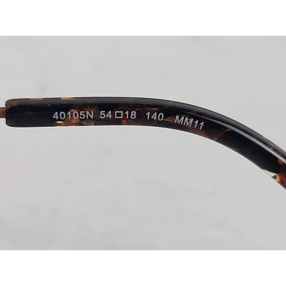 Morel 40105N Eye glasses Tortoise & Metal Full Rim Frames 54-18-140 Brown Bronze